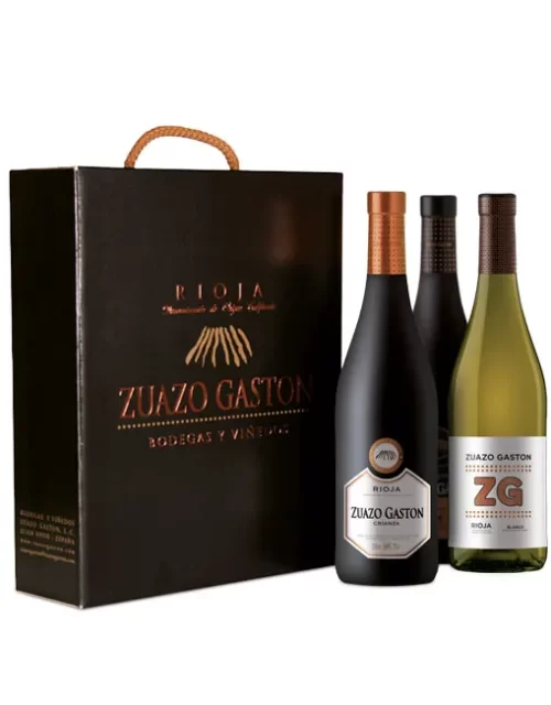 Estuche cartón 3 botellas Zuazo Gastón-ZG