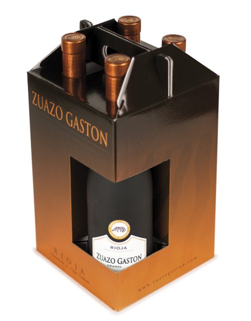 ESTUCHE CARTÓN - 4 BOT. CRIANZA